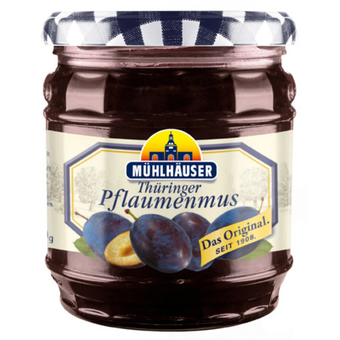 Pflaumenmus - gewürzt, 450g (Mühlhäuser)