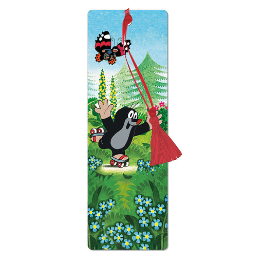 3-D-Lesezeichen-Maulwurf-Rollschuh