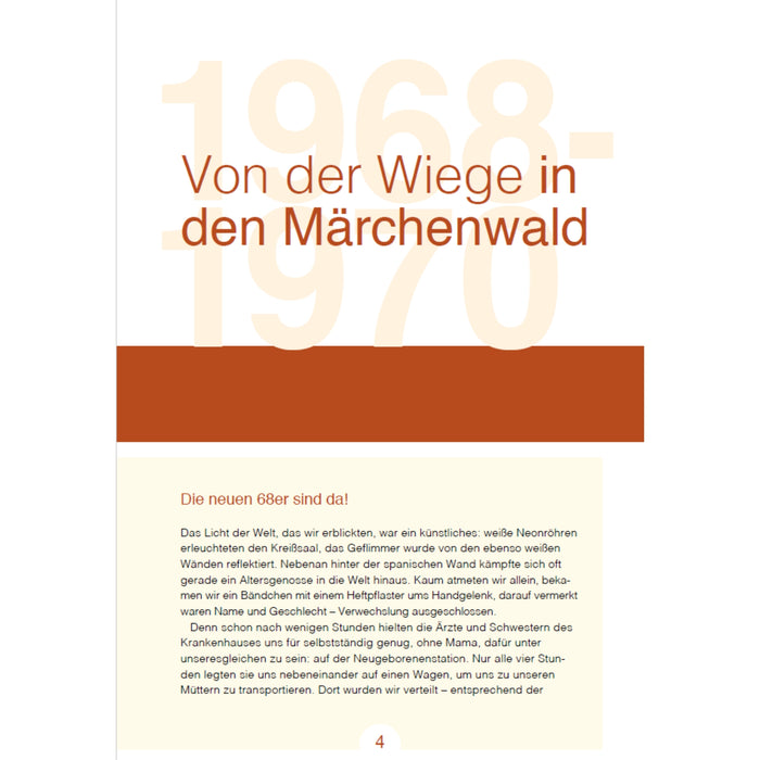 Buch - Wir vom Jahrgang Ost 1968, 64 Seiten