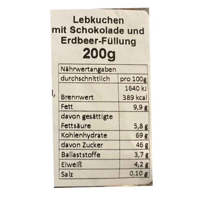 Echt Pulsnitzer gefüllte Spitzen - Erdbeer, 200g