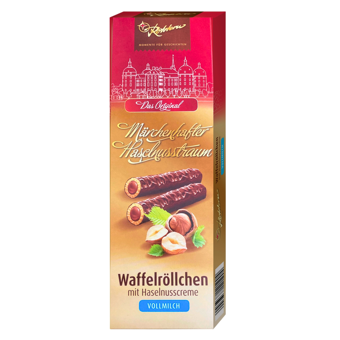 Waffelröllchen - Märchenhafter Haselnusstraum (Rotstern)