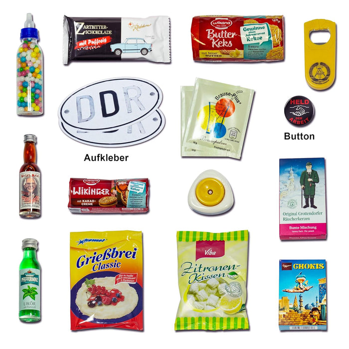 Geschenkset Ostpaket "24x DDR Produkte“