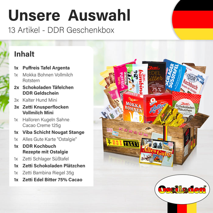 Geschenk Set Ostpaket "Schokoladenbox L"