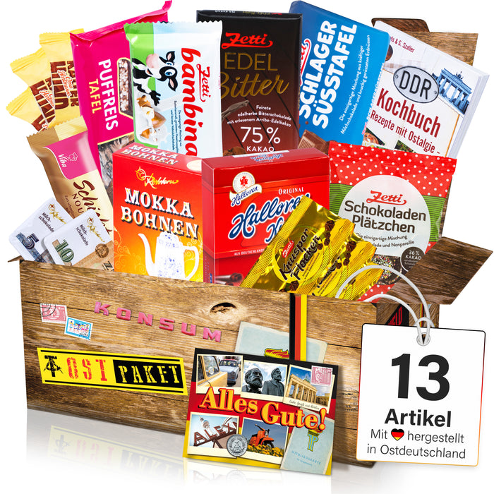 Geschenk Set Ostpaket "Schokoladenbox L"