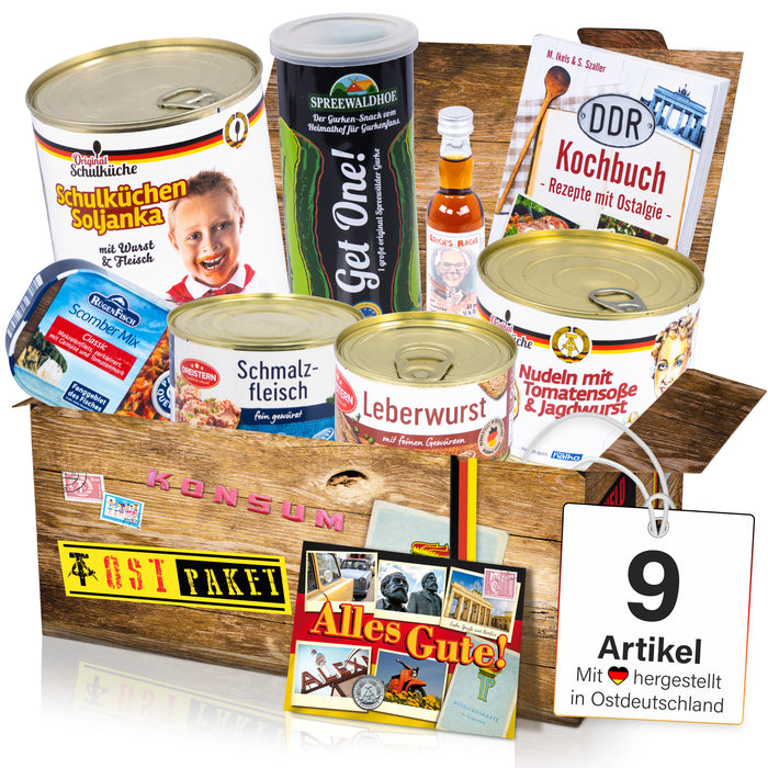 Geschenkset Ostpaket "DDR Herzhaft Box"