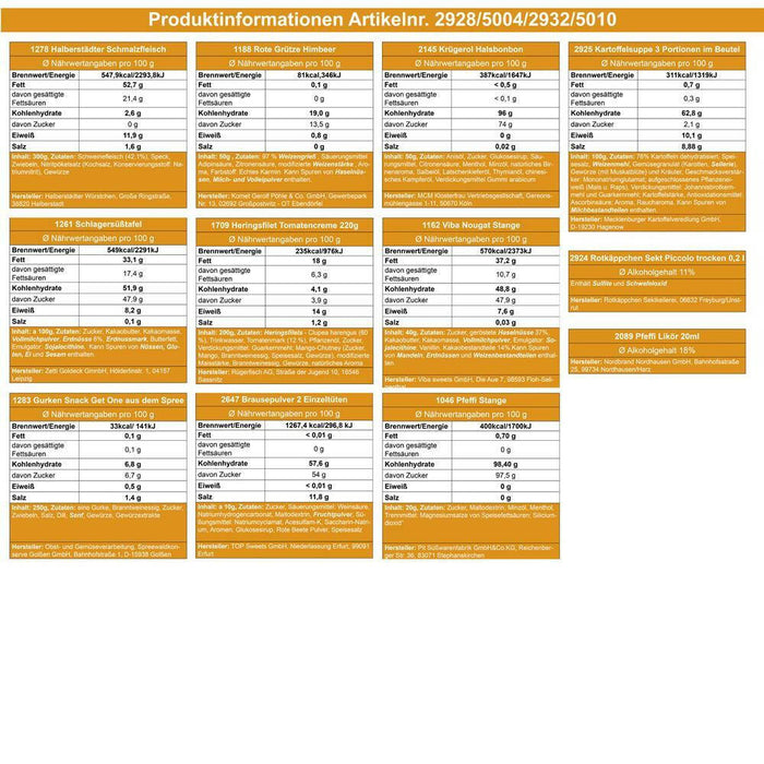 11 Zahl - Spezialitäten Set M - Ossiladen I Ostprodukte Versand