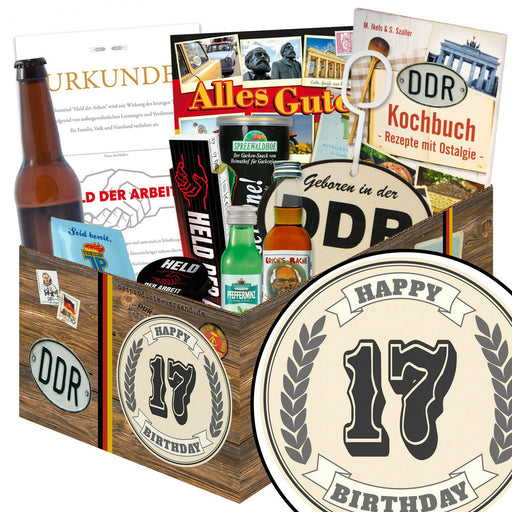 17 Zahl - Geschenkset Ostpaket "Männer Box" - Ossiladen I Ostprodukte Versand