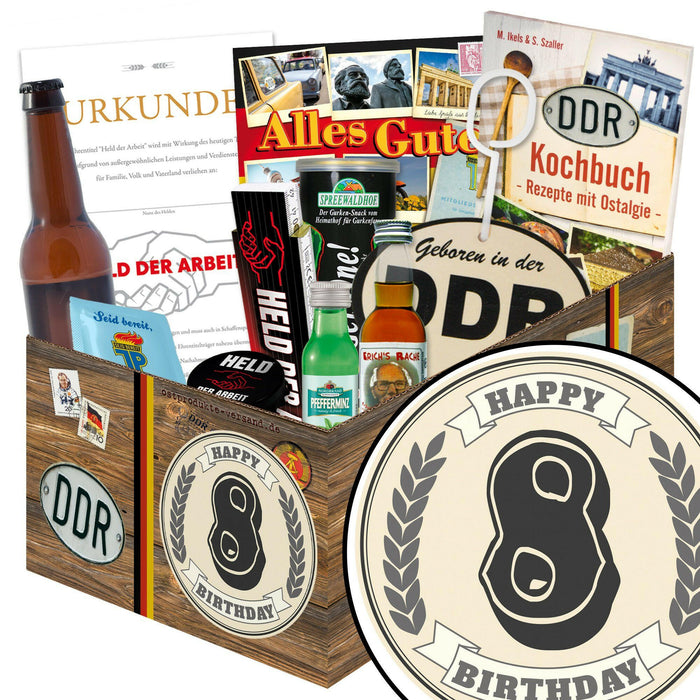 8 Zahl - Geschenkset Ostpaket "Männer Box" - Ossiladen I Ostprodukte Versand