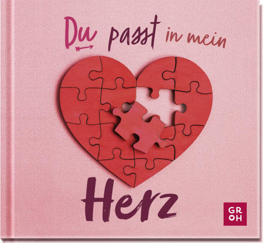 Du passt in mein Herz - Geschenkbuch - 48 Seiten