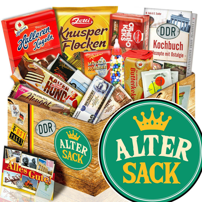 Alter Sack - Süßigkeiten Set DDR L - Ossiladen I Ostprodukte Versand