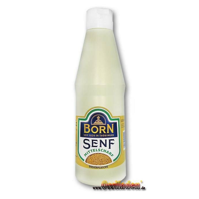 Born Senf - mittelscharf, 1L Flasche