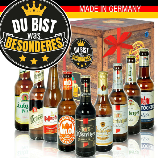 Du bist was Besonderes - Geschenkbox "Ostbiere" 9er Set - Ossiladen I Ostprodukte Versand