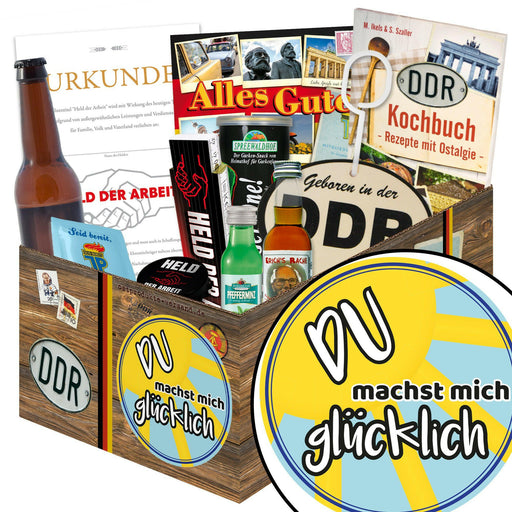 Du machst mich glücklich - Geschenkset Ostpaket "Männer Box" - Ossiladen I Ostprodukte Versand