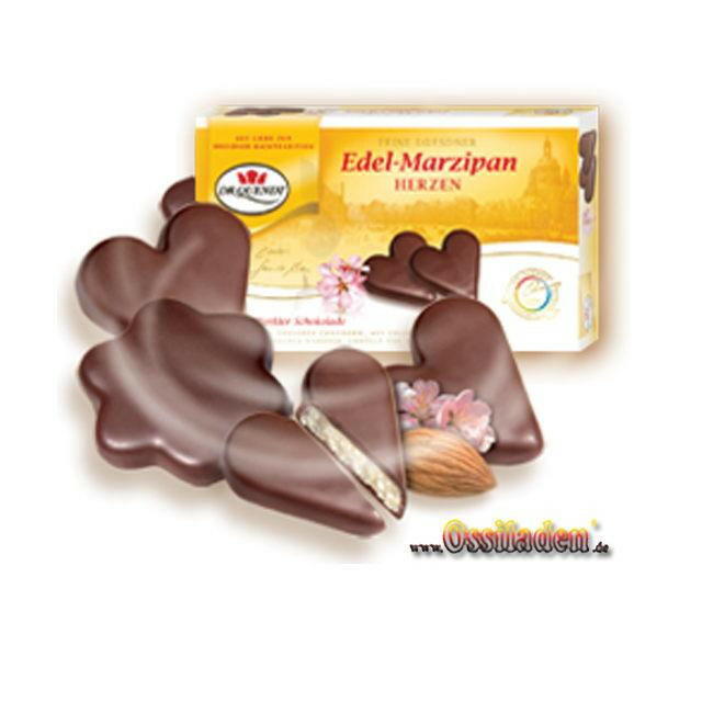 Edel-Marzipan Herzen (Dr. Quedt)