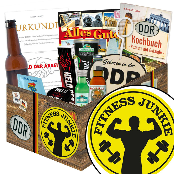 Fitness Junkie - Geschenkset Ostpaket "Männer Box" - Ossiladen I Ostprodukte Versand