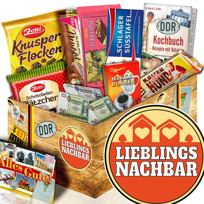 Lieblingsnachbar - Geschenkset Ostpaket "Schokoladenbox M" - Ossiladen I Ostprodukte Versand