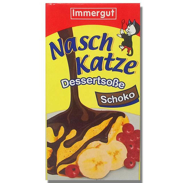 Nasch Katze Dessertsoße Schoko - Immergut