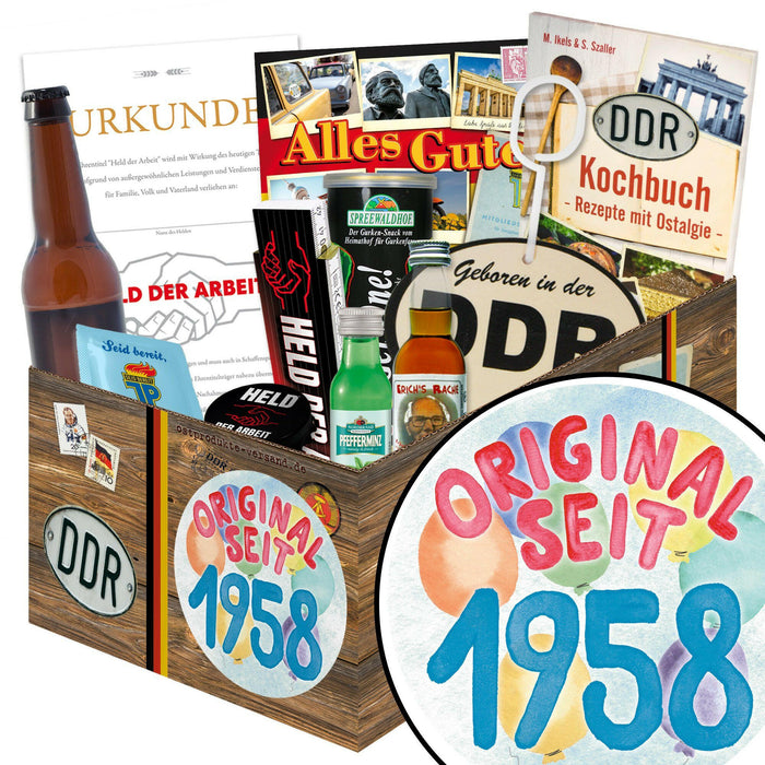 Original seit 1958 - Geschenkset Ostpaket "Männer Box" - Ossiladen I Ostprodukte Versand