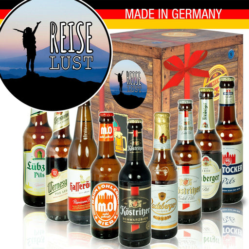 Reiselust - Geschenkbox "Ostbiere" 9er Set - Ossiladen I Ostprodukte Versand