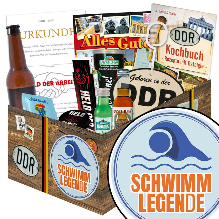 Schwimm Legende - Geschenkset Ostpaket "Männer Box" - Ossiladen I Ostprodukte Versand