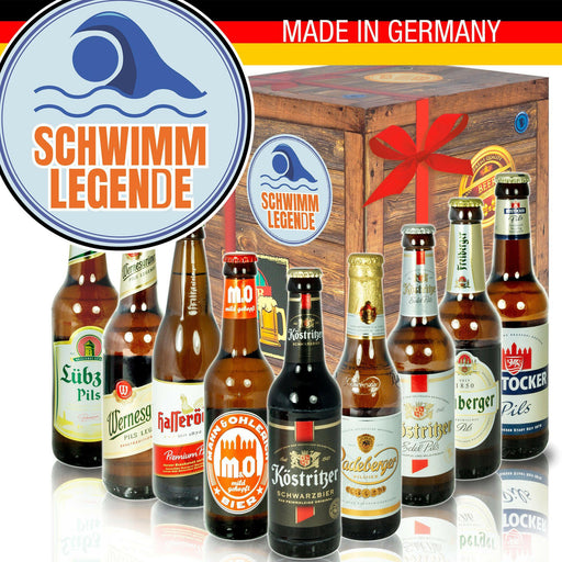 Schwimm Megende - Geschenkbox "Ostbiere" 9er Set - Ossiladen I Ostprodukte Versand