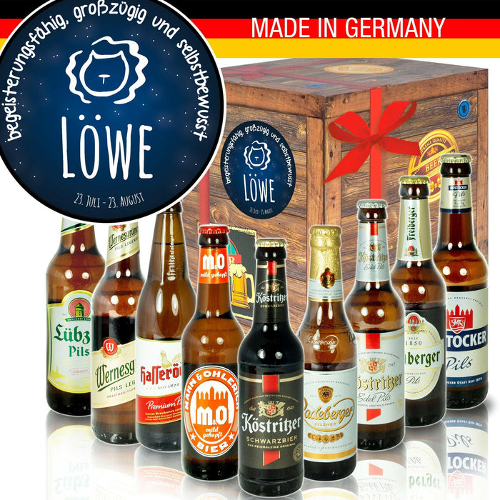 Sternzeichen Möwe - Geschenkbox "Ostbiere" 9er Set - Ossiladen I Ostprodukte Versand