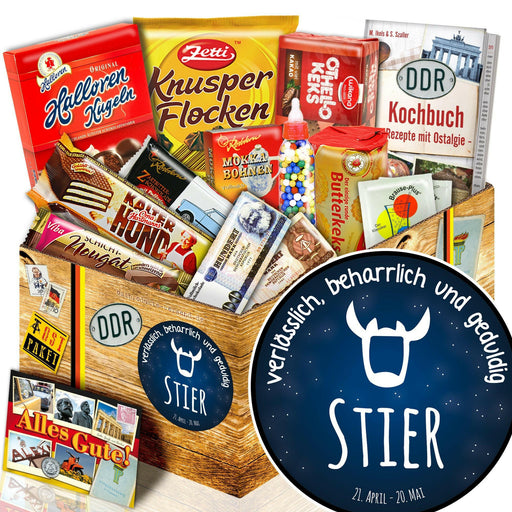 Sternzeichen Stier - Süßigkeiten Set DDR L - Ossiladen I Ostprodukte Versand