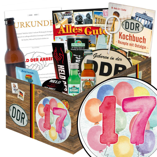 Zahl 17 - Geschenkset Ostpaket "Männer Box" - Ossiladen I Ostprodukte Versand