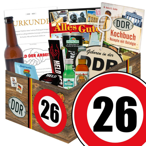 Zahl 26 - Geschenkset Ostpaket "Männer Box" - Ossiladen I Ostprodukte Versand