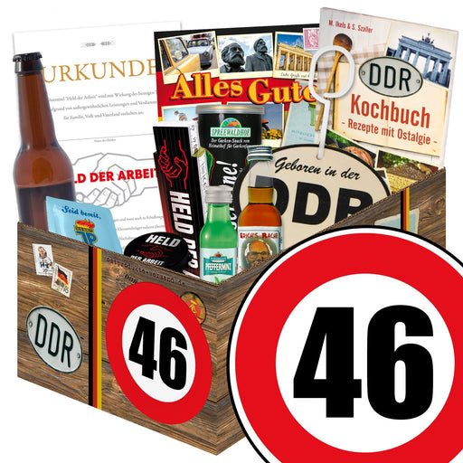 Zahl 46 - Geschenkset Ostpaket "Männer Box" - Ossiladen I Ostprodukte Versand