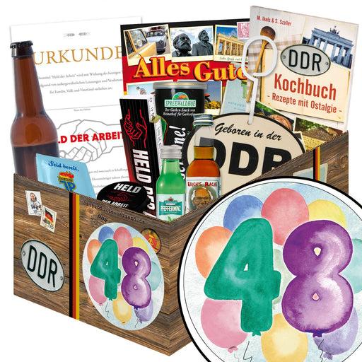 Zahl 48 - Geschenkset Ostpaket "Männer Box" - Ossiladen I Ostprodukte Versand