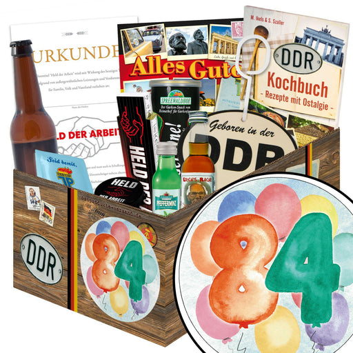 Zahl 84 - Geschenkset Ostpaket "Männer Box" - Ossiladen I Ostprodukte Versand