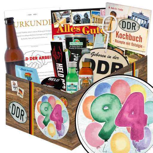 Zahl 94 - Geschenkset Ostpaket "Männer Box" - Ossiladen I Ostprodukte Versand