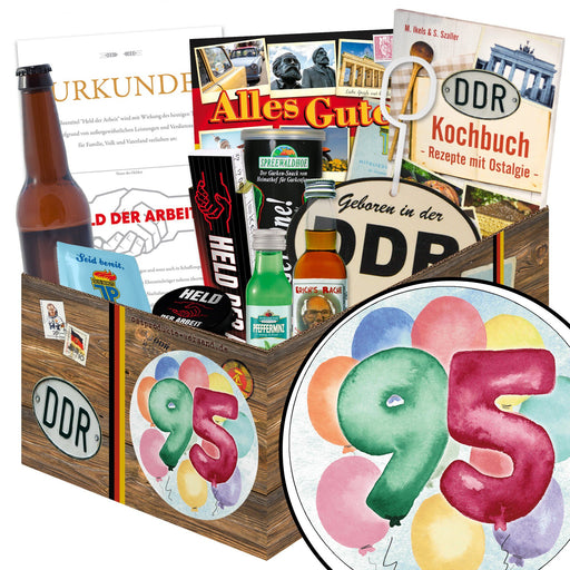 Zahl 95 - Geschenkset Ostpaket "Männer Box" - Ossiladen I Ostprodukte Versand