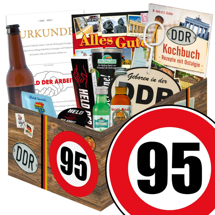 Zahl 95 - Geschenkset Ostpaket "Männer Box" - Ossiladen I Ostprodukte Versand